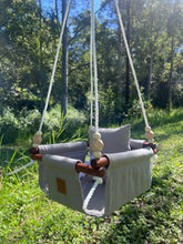 Load image into Gallery viewer, Grey Baby Swing