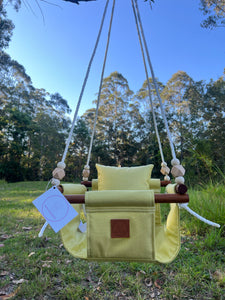 Citrus Zest Waterproof Canvas - Baby Swing