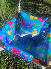 Load image into Gallery viewer, Rainbow Rubber Duckies Swing 🦆🌈