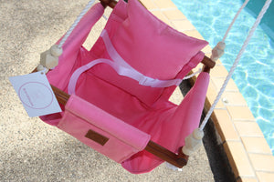 Rosie Pink Waterproof Canvas - Baby Swing