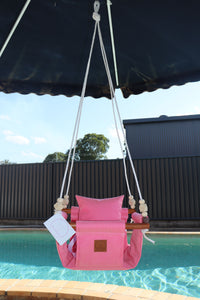 Rosie Pink Waterproof Canvas - Baby Swing