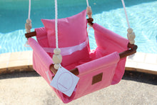 Load image into Gallery viewer, Rosie Pink Waterproof Canvas - Baby Swing